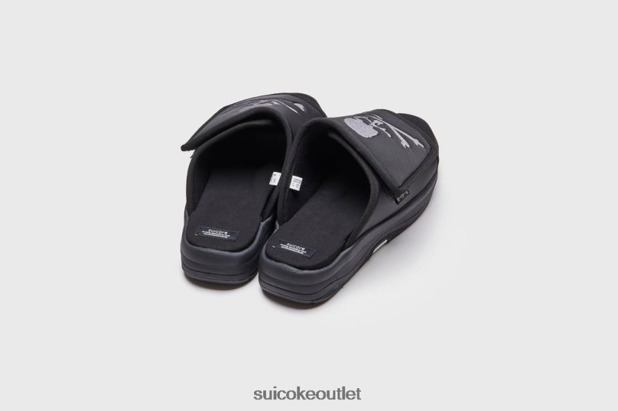 Unisex Mastermind x TAMOTT-RUNMM BLACK SUICOKE Slides 2002BP36