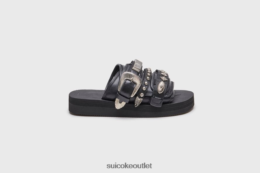 Unisex TOGA x MOTO-CabTOG Black SUICOKE Sandals 2002BP27