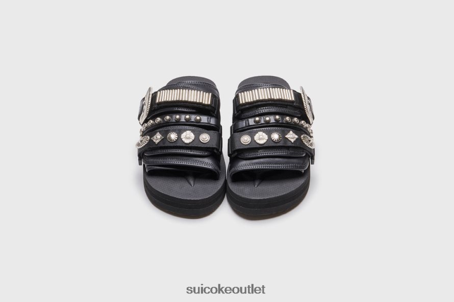 Unisex TOGA x MOTO-CabTOG Black SUICOKE Sandals 2002BP27