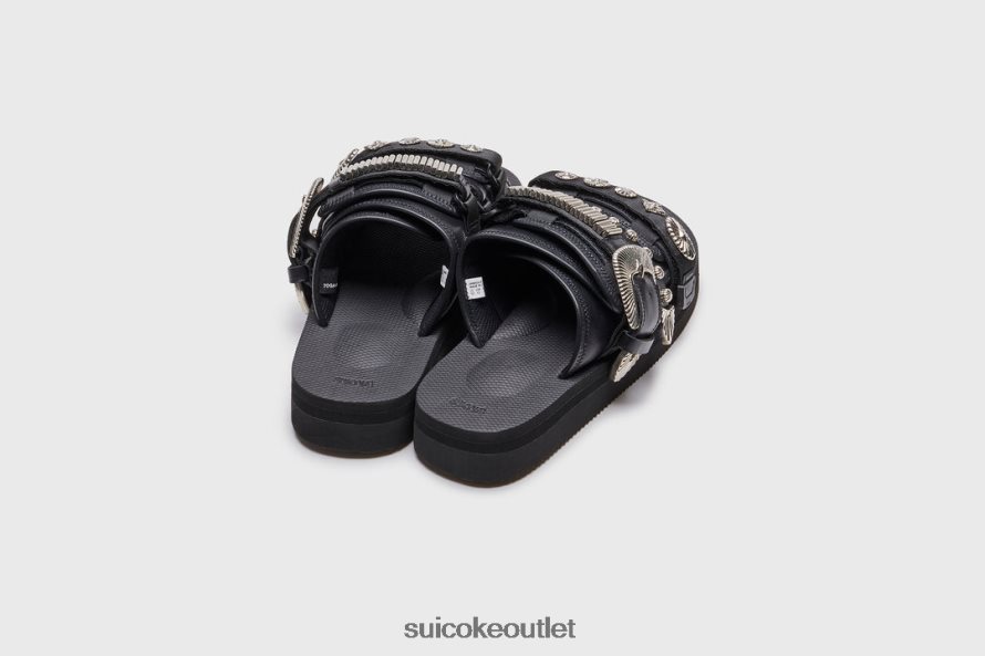 Unisex TOGA x MOTO-CabTOG Black SUICOKE Sandals 2002BP27