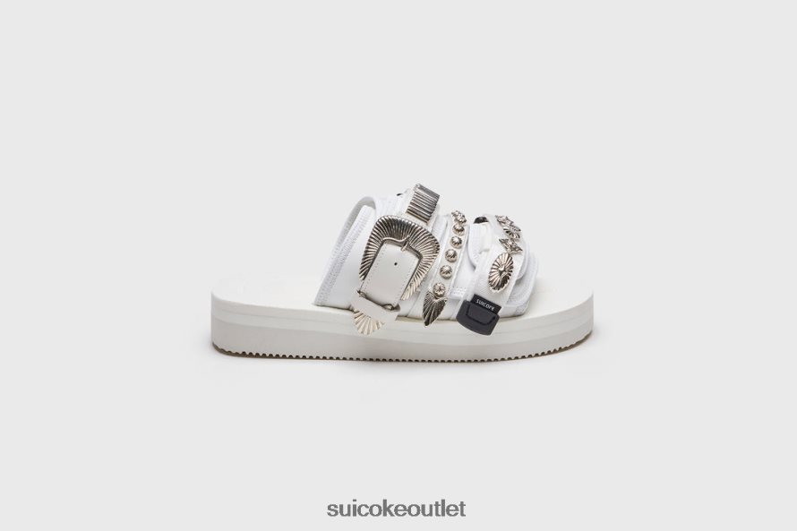 Unisex TOGA x MOTO-CabTOG White SUICOKE Sandals 2002BP28