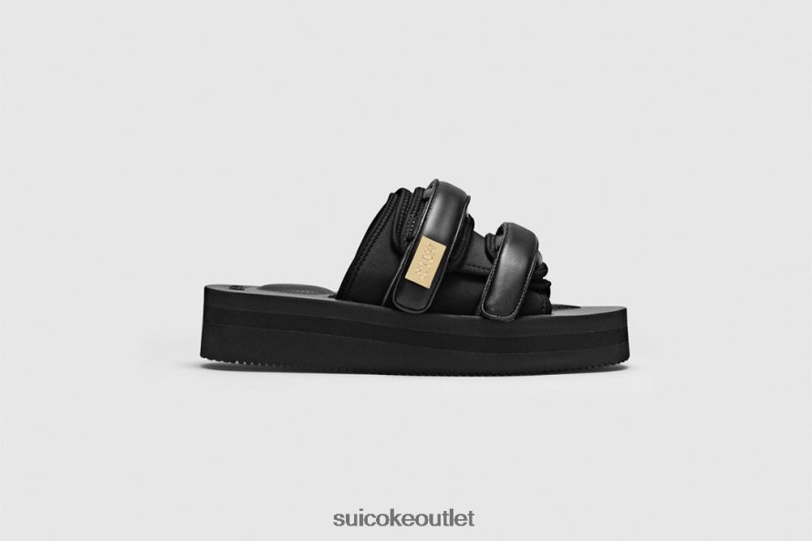Unisex Tom Wood Edition x MOTO Black SUICOKE Slides 2002BP59