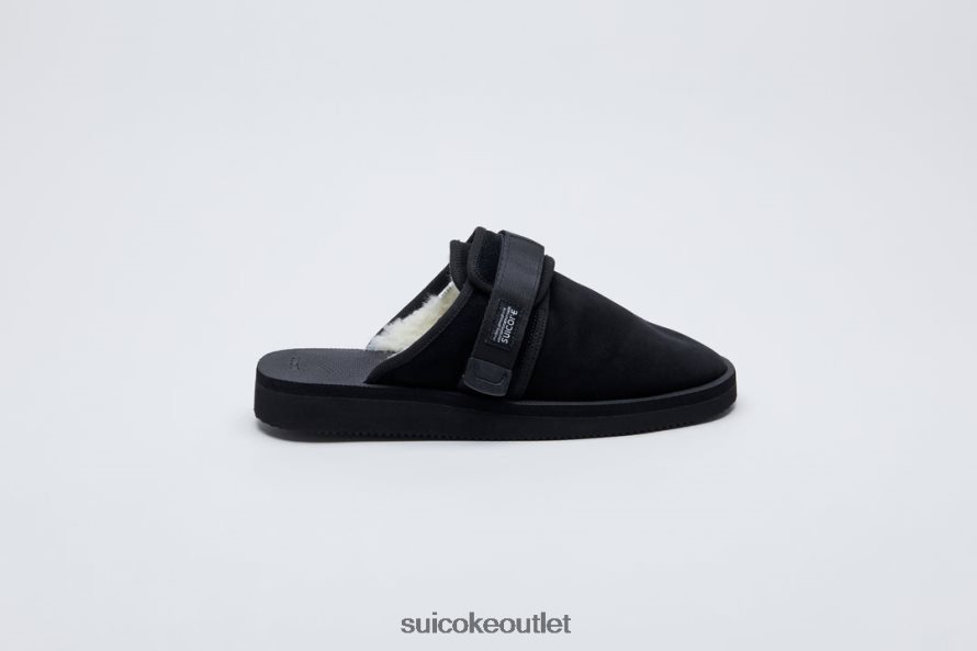 Unisex ZAVO-Mab Black SUICOKE Slides 2002BP48