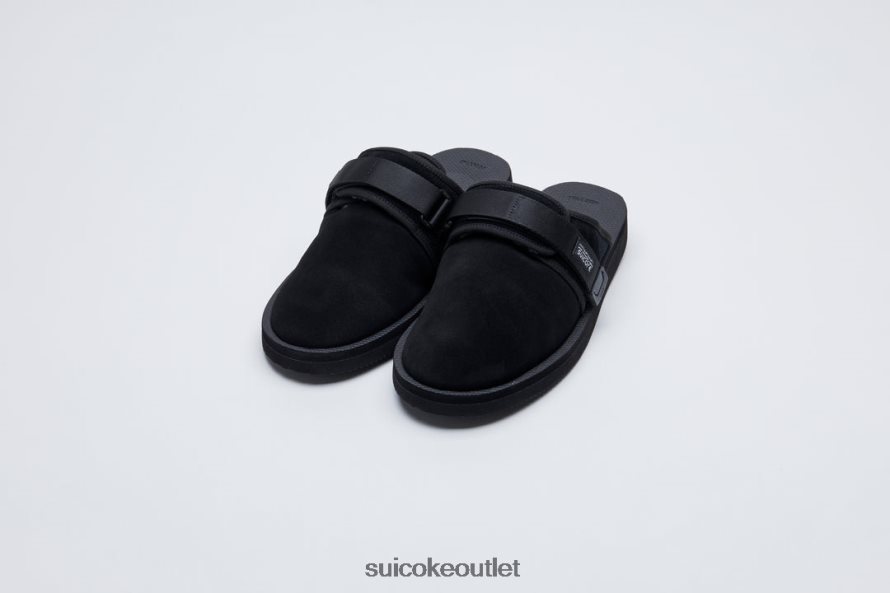 Unisex ZAVO-Mab Black SUICOKE Slides 2002BP48