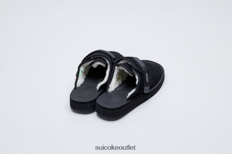 Unisex ZAVO-Mab Black SUICOKE Slides 2002BP48